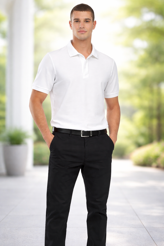 Classic White Polo T-Shirt