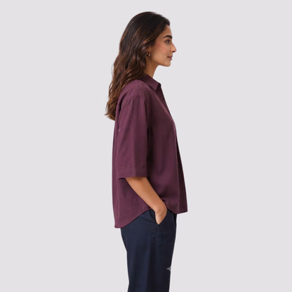 Elegant Solid Cotton Top