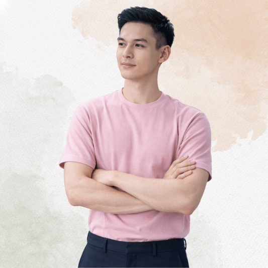 Pink Solid T-Shirt