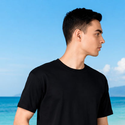 Black Casual T-Shirt