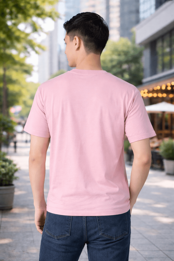 Pink Solid T-Shirt
