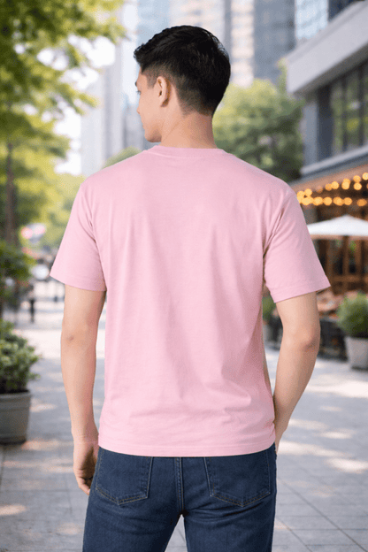 Pink Solid T-Shirt