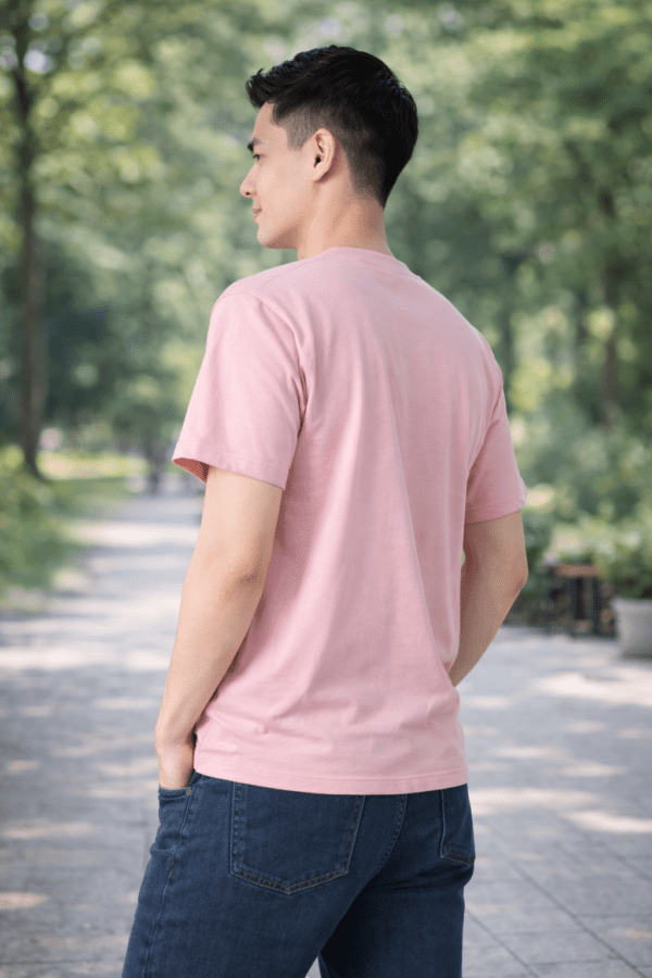 Pink Solid T-Shirt