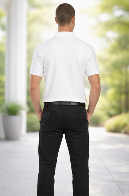 Classic White Polo T-Shirt
