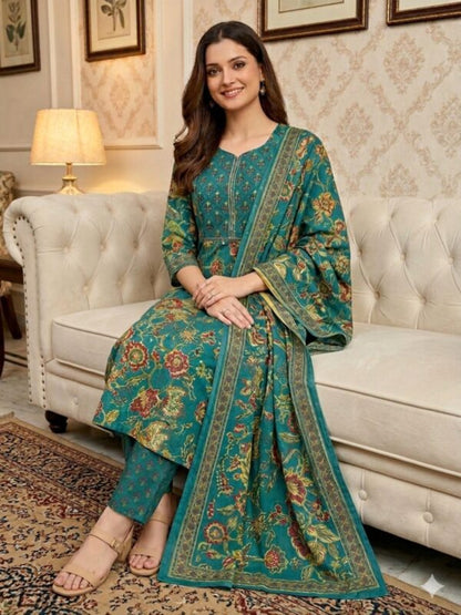 Kurta Pant Dupatta Set