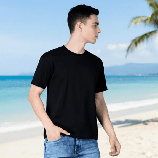 Black Casual T-Shirt