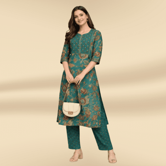 Kurta Pant Dupatta Set