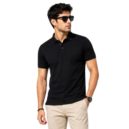 Black Polo T-Shirt