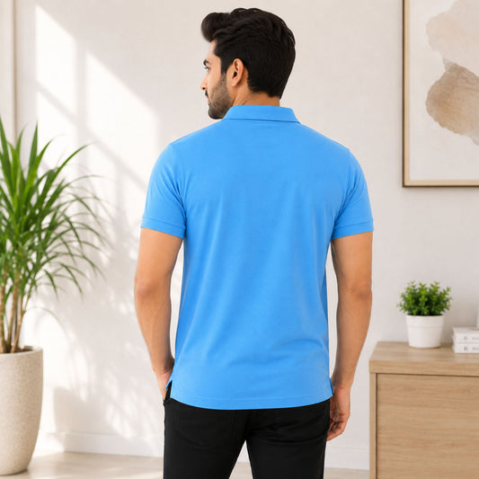 Sky Blue Polo T-Shirt