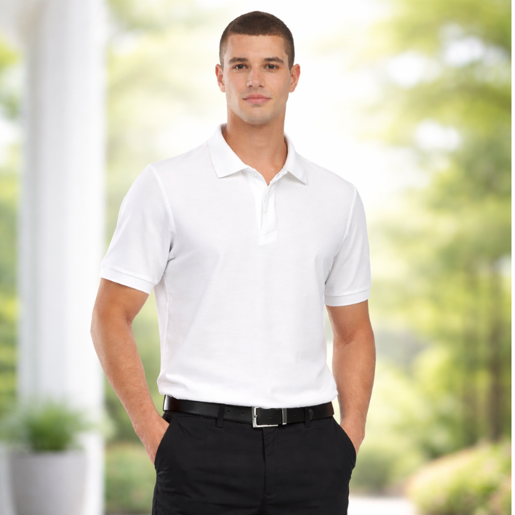 Classic White Polo T-Shirt