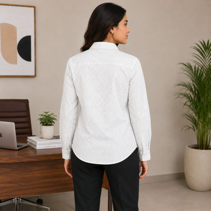 Grey Geometric Shirt
