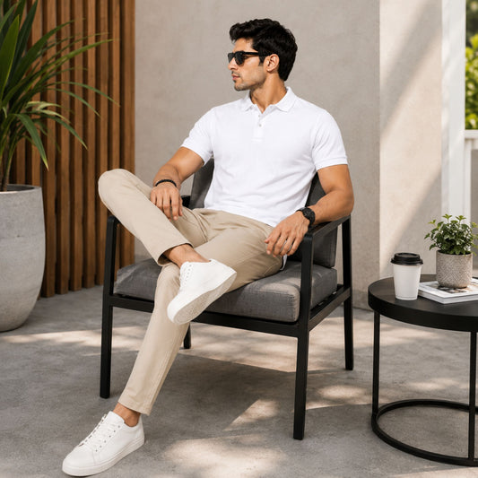 White Polo T-Shirt