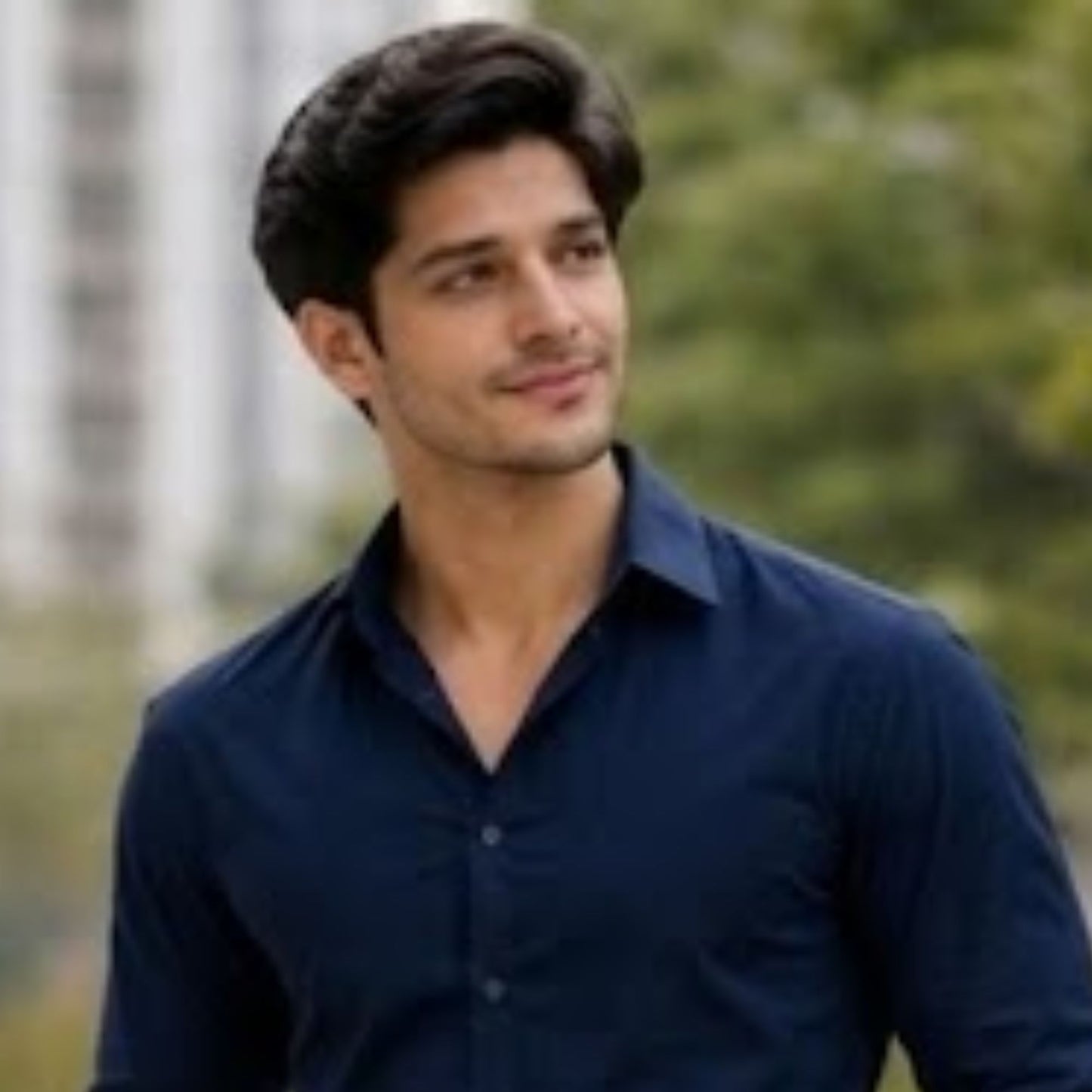 Navy Blue Shirt