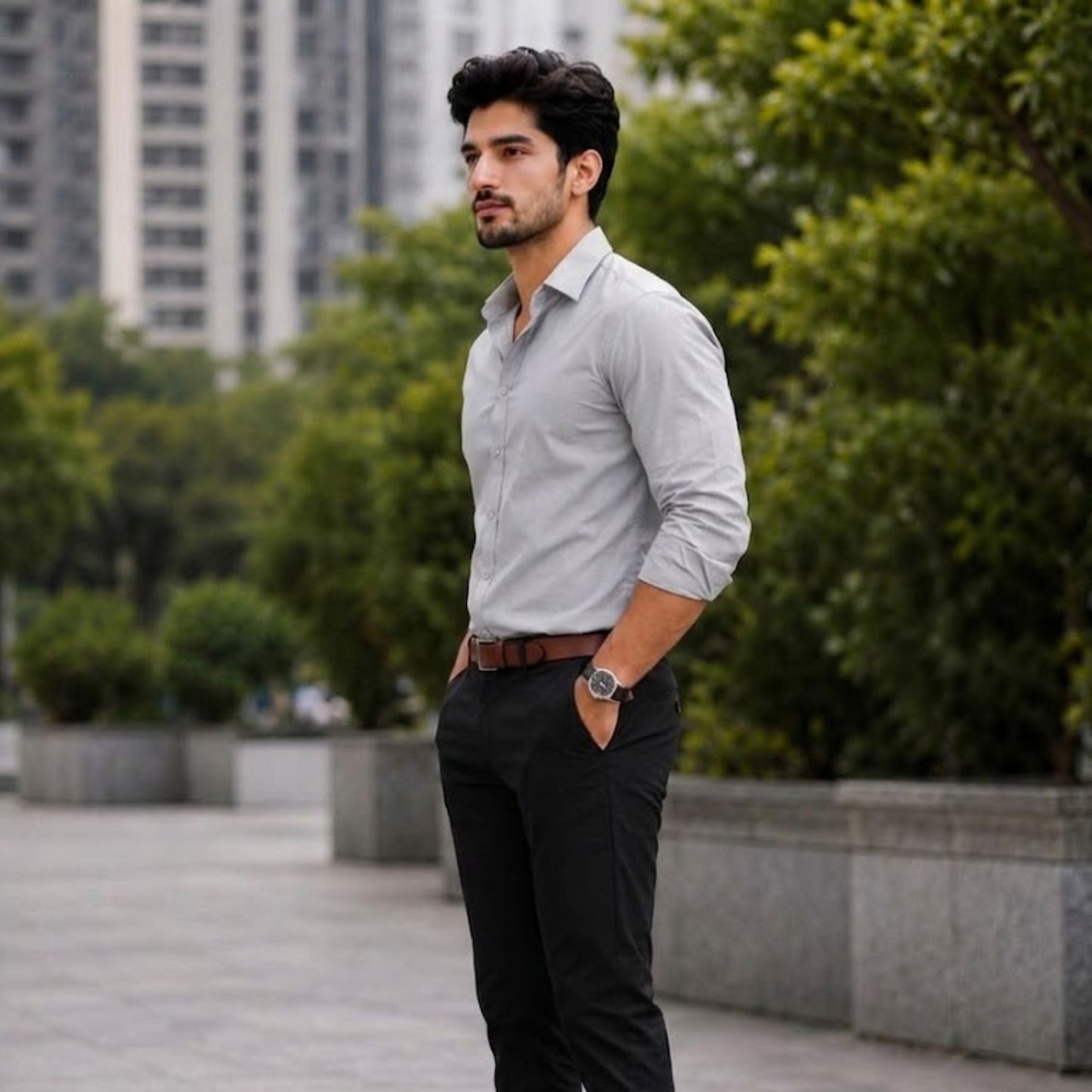 Grey Shirt
