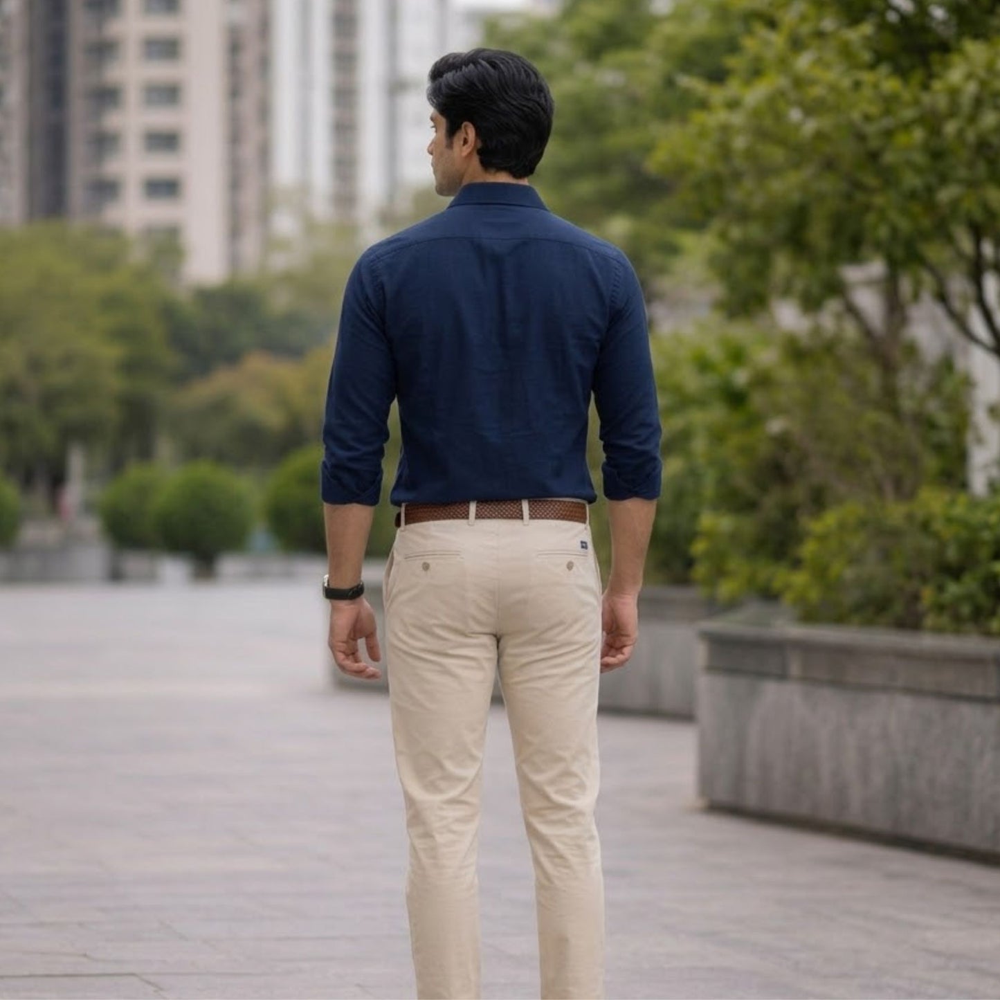 Navy Blue Shirt