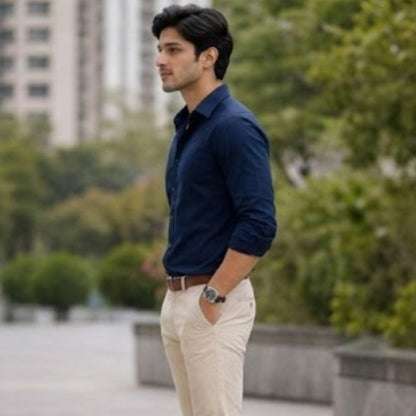 Navy Blue Shirt