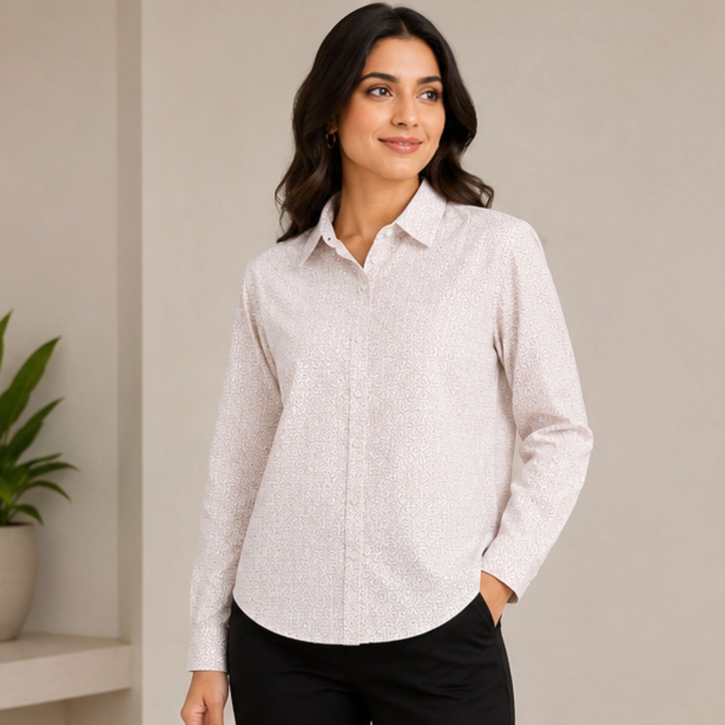 Geometric Printed Shirt