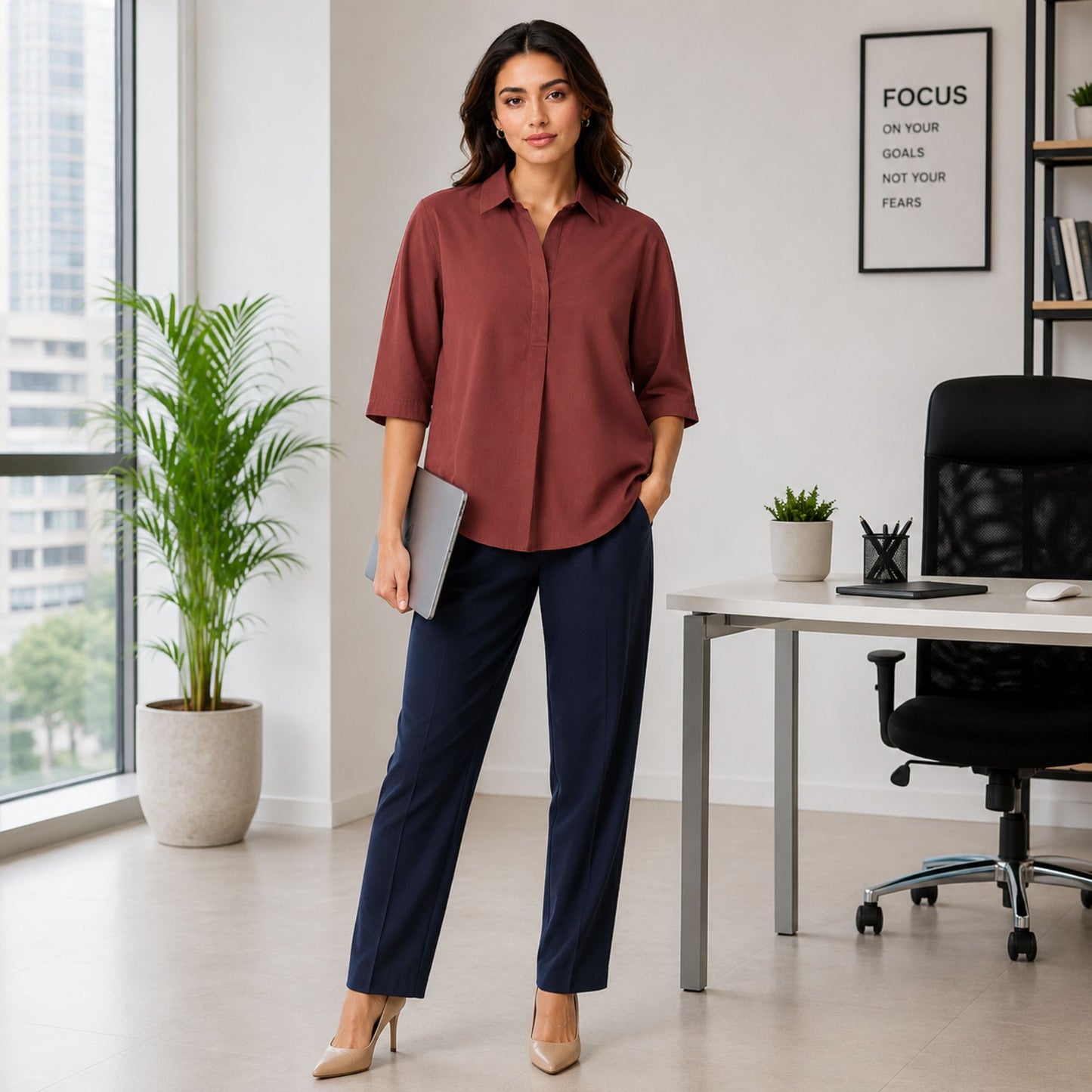 Solid Cotton Top