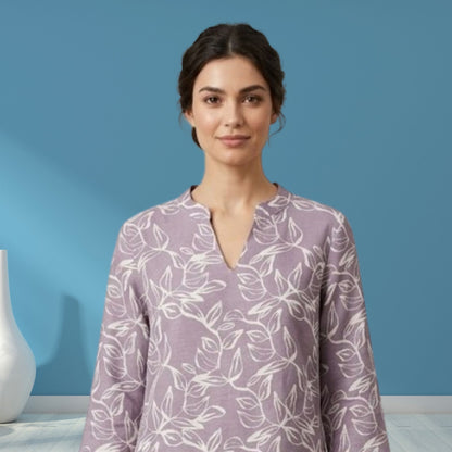 Lavender Short Kurti