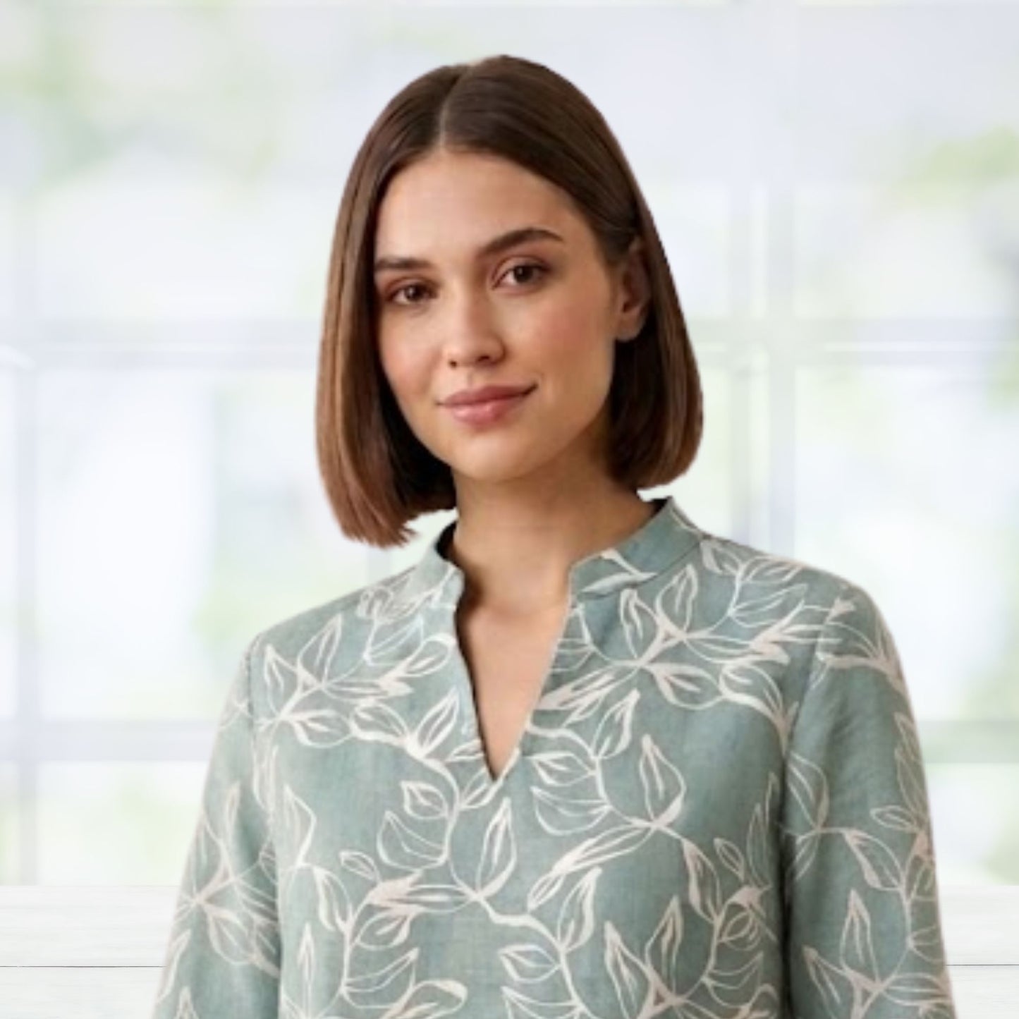 Sage Green Short Kurti