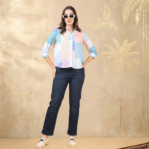 Pastel Multicolor Casual Shirt