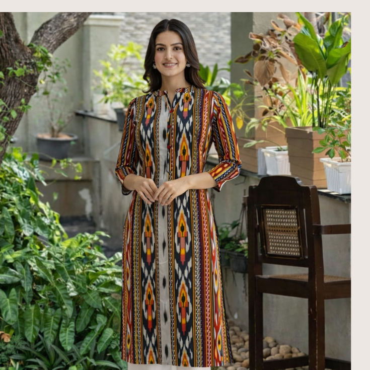 Multicolor Printed Kurti