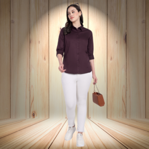 Maroon Formal Shirt
