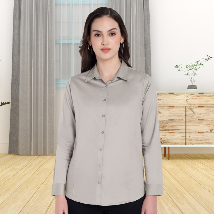 Grey Women’s Casual & Office Shirt